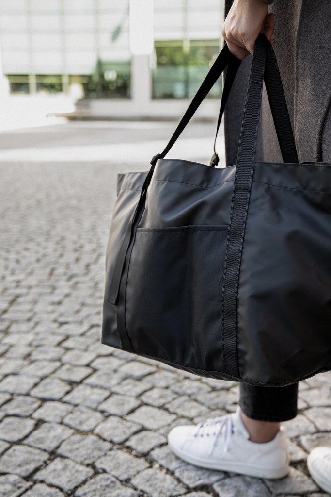 VINGA Livorno Maxi-Tasche aus GRS-recyceltem Polyester, faltbar, bedruckbar