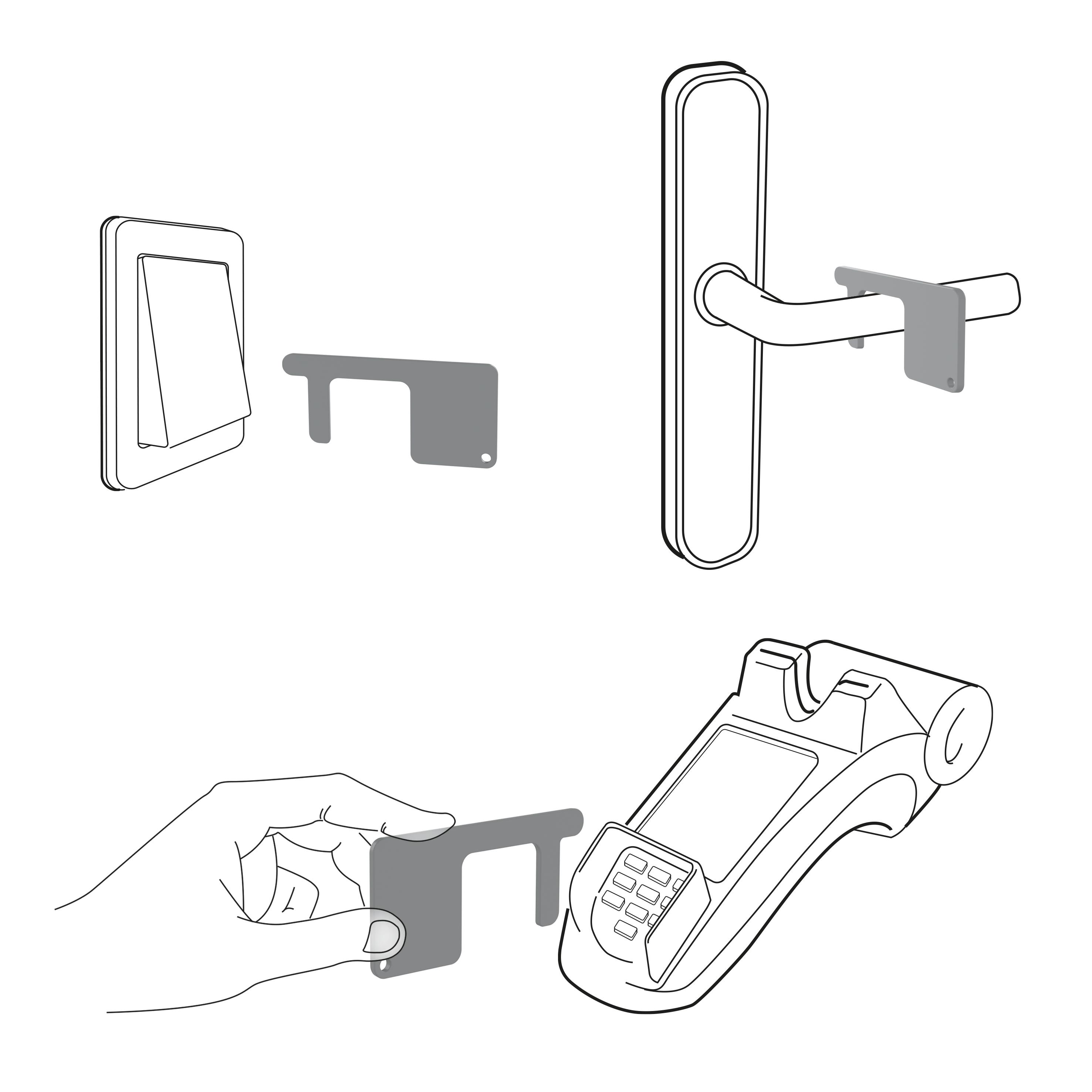 Schlüsselanhänger "Safe contact" – DET1 Schlüsselanhänger "Safe contact"
