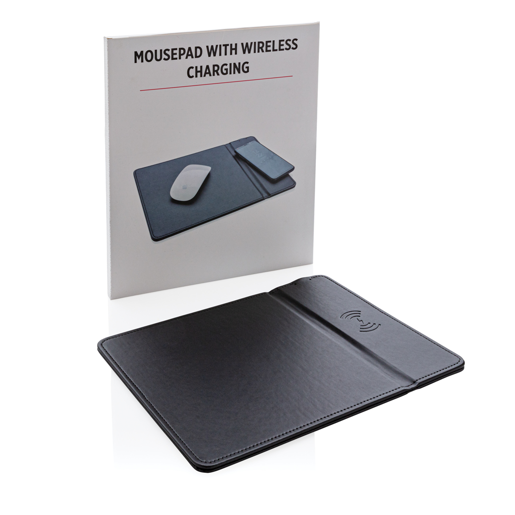 XD Collection Mousepad mit Wireless-5W-Charging und Handyhalter, Qi-kompatibel XD Collection Mousepad mit Wireless-5W-Charging und Handyhalter, Qi-kompatibel