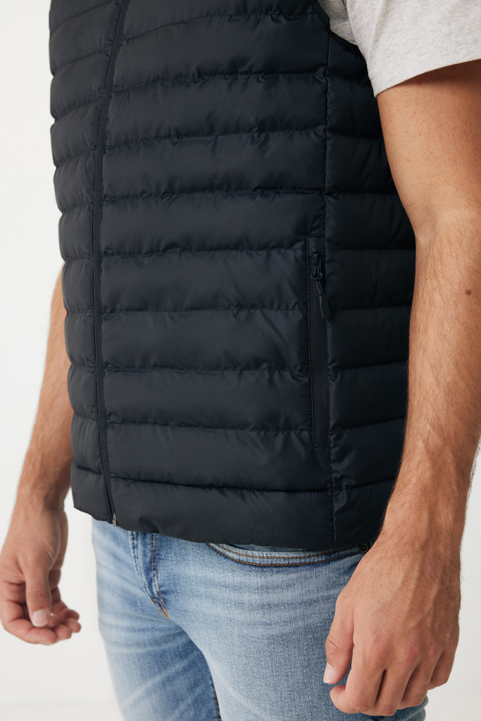 IQONIQ Meru Herren Bodywarmer aus 100% recyceltem Polyester – bedruckbar mit Logo IQONIQ Meru Herren Bodywarmer aus 100% recyceltem Polyester – bedruckbar mit Logo
