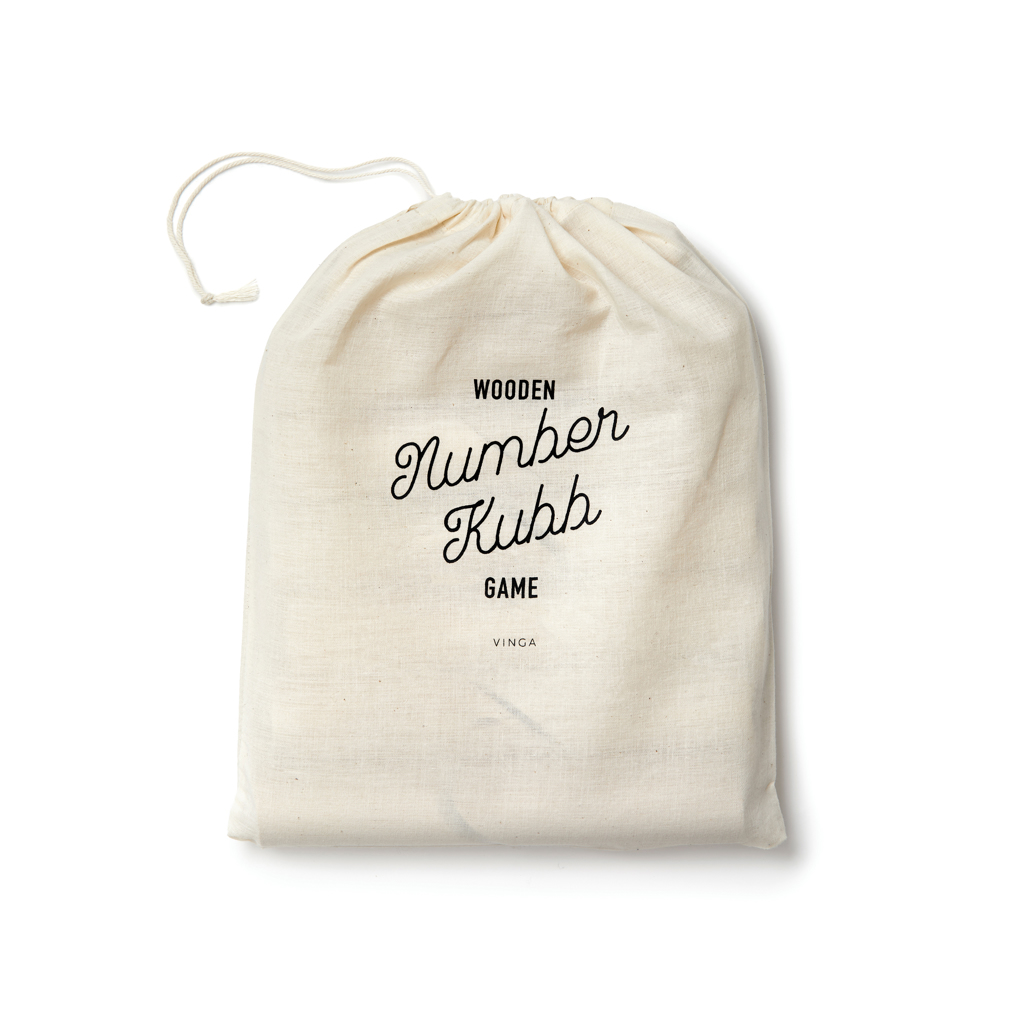 VINGA Muge Zahlen-Wurfspiel aus Holz mit Baumwolltasche VINGA Muge Zahlen-Wurfspiel aus Holz mit Baumwolltasche