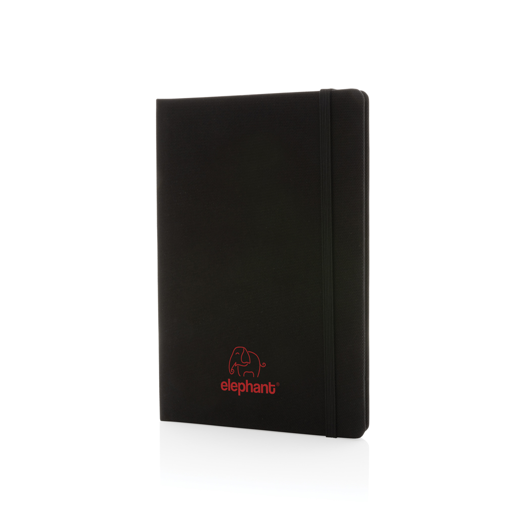rPET-A5-Notizbuch GRS-zertifiziert, 160 Seiten, mit Logo bedruckbar rPET-A5-Notizbuch GRS-zertifiziert, 160 Seiten, mit Logo bedruckbar