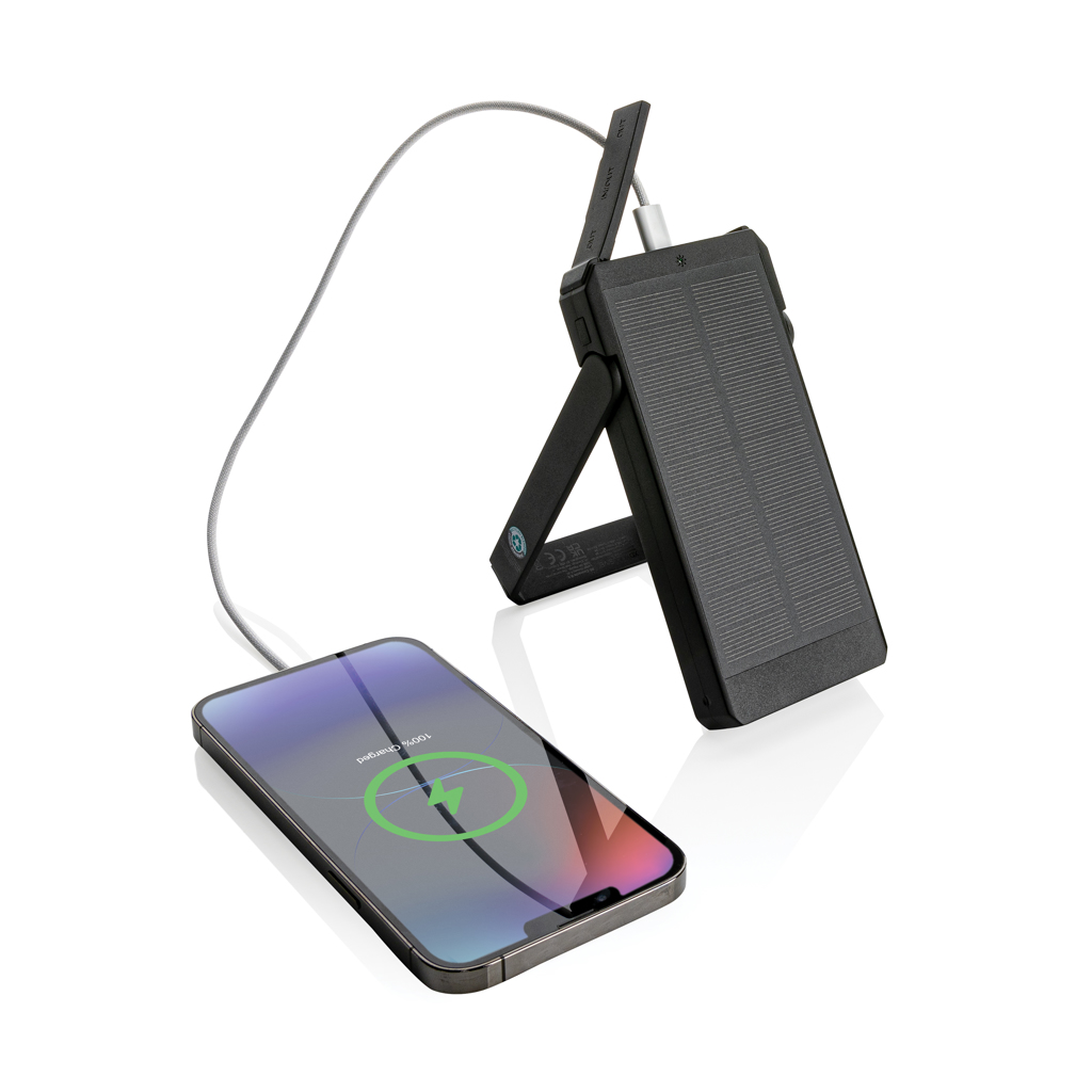 XD Xclusive Skywave Solar-Powerbank 10.000 mAh aus RCS-recyceltem ABS XD Xclusive Skywave Solar-Powerbank 10.000 mAh aus RCS-recyceltem ABS