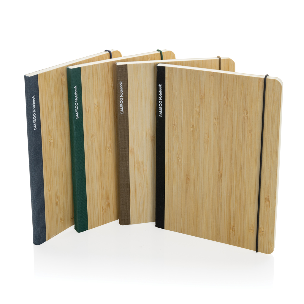 Scribe A5 Notizbuch aus Bambus FSC mit Logo-Gravur Scribe A5 Notizbuch aus Bambus FSC mit Logo-Gravur