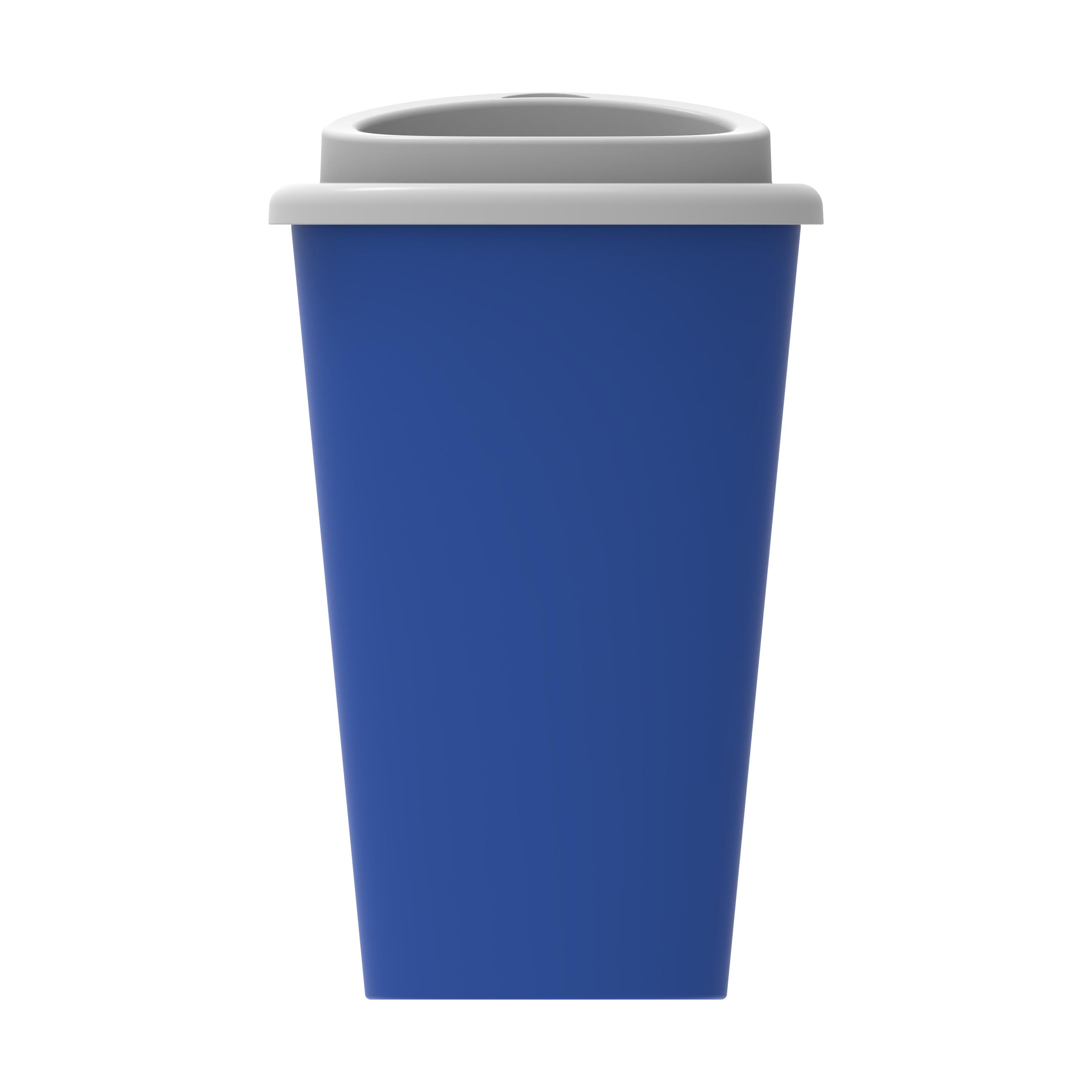 Kaffeebecher "Premium" – TopView_Blau_Weiss_3 Kaffeebecher "Premium"