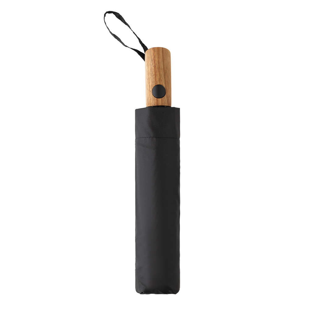 Kaycey 21" Auto-Open Mini-Regenschirm aus AWARE™ rPET — bedruckbar