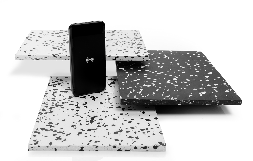 XD Collection Wireless Powerbank 8.000 mAh aus RCS-recyceltem ABS – bedruckbar