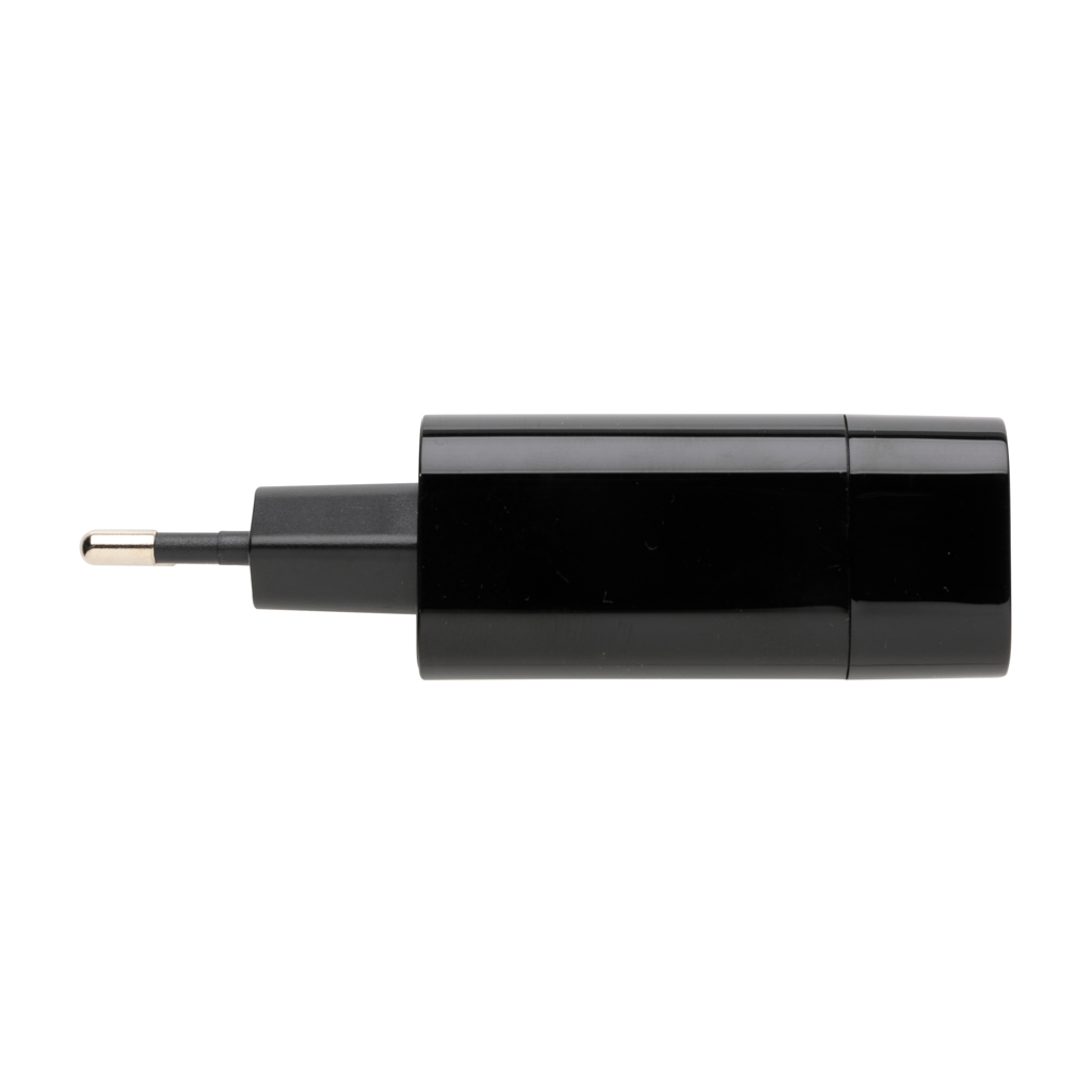 Philips 30W USB‑C PD + USB-A Schnellladegerät – schwarz