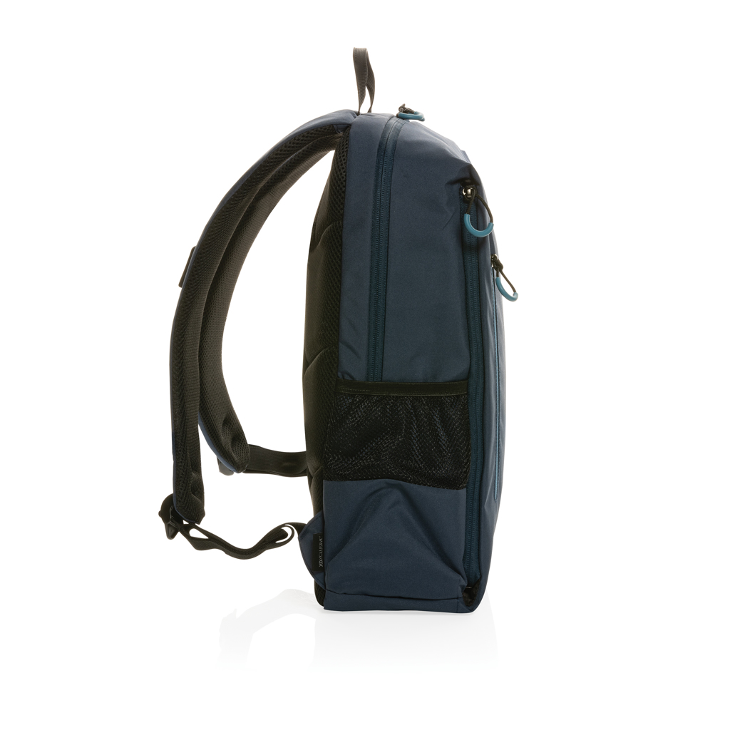 XD Xclusive Impact AWARE Lima 15,6 Zoll RFID Laptop-Rucksack aus recyceltem PET – bedruckbar