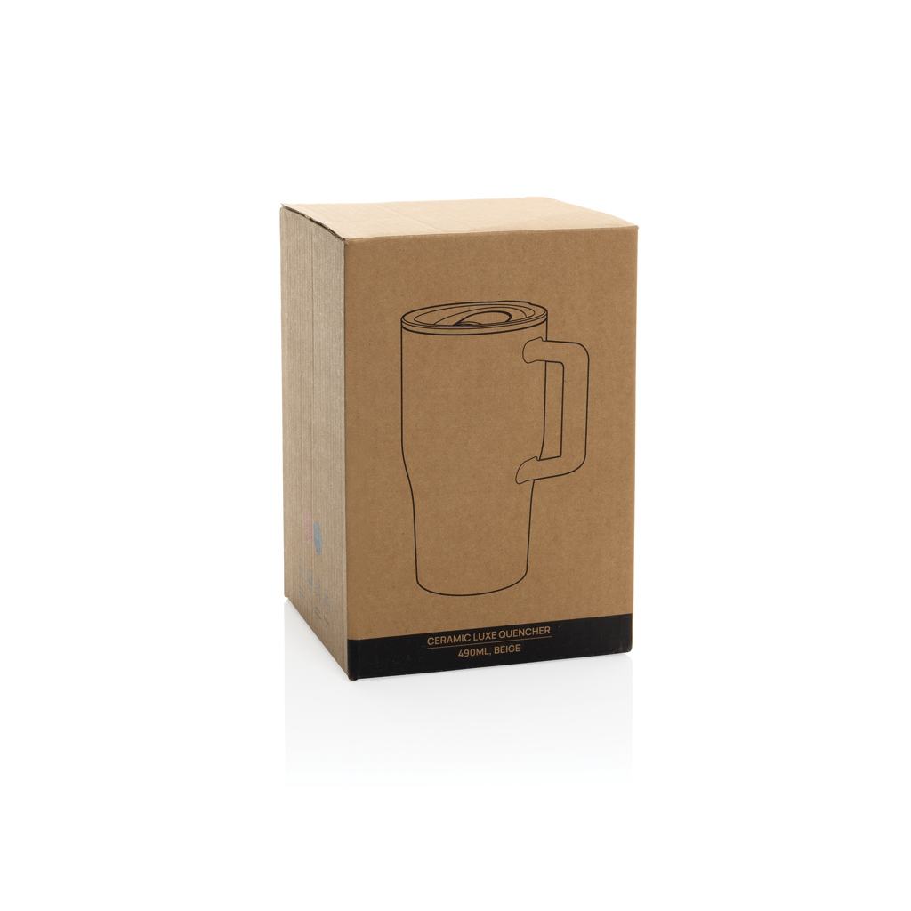 Keramik Luxe Quencher 490 ml Henkelbecher (XD Collection) – bedruckbar mit Logo Keramik Luxe Quencher 490 ml Henkelbecher (XD Collection) – bedruckbar mit Logo