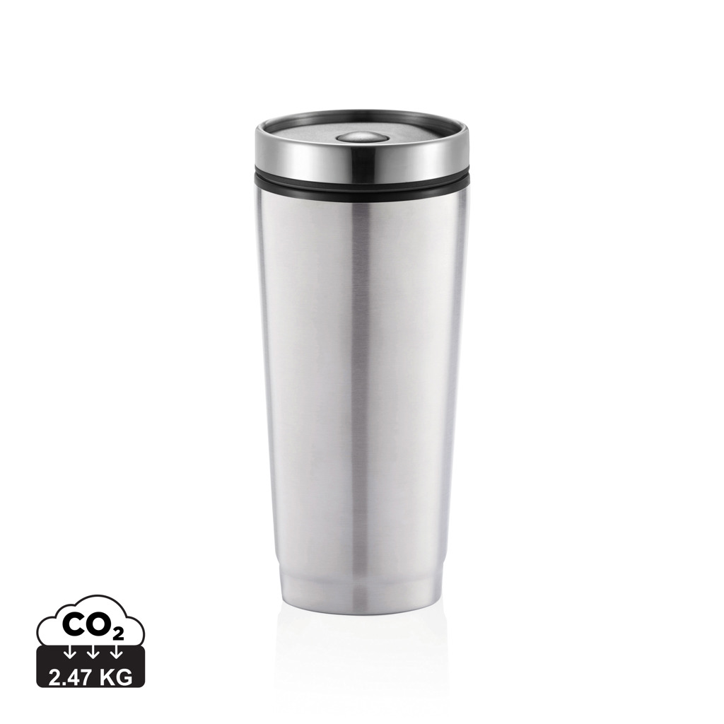XD Collection Becher Shake-It 350 ml Edelstahl mit Push-Knopf XD Collection Becher Shake-It 350 ml Edelstahl mit Push-Knopf