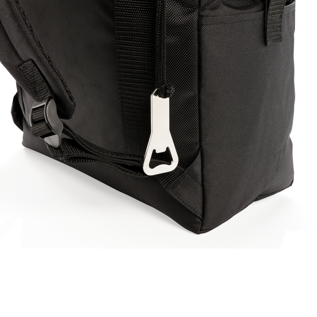 Swiss Peak XXL Kühltasche schwarz, PVC-frei, mit Logo bedruckbar