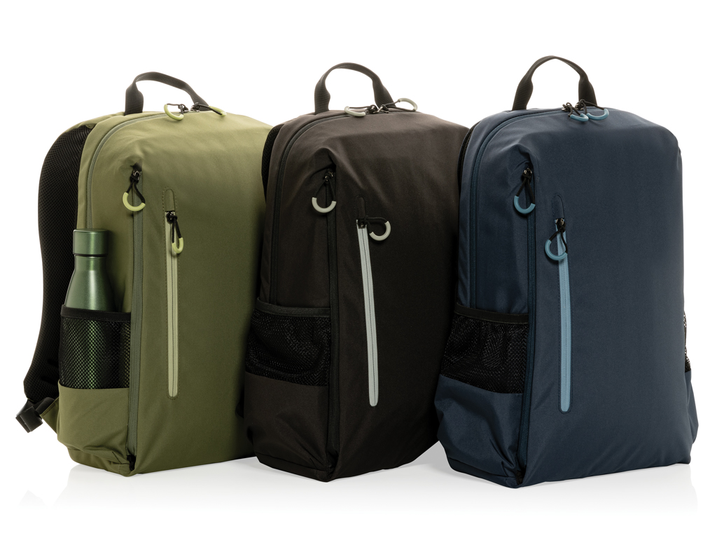 XD Xclusive Impact AWARE Lima 15,6 Zoll RFID Laptop-Rucksack aus recyceltem PET – bedruckbar XD Xclusive Impact AWARE Lima 15,6 Zoll RFID Laptop-Rucksack aus recyceltem PET – bedruckbar