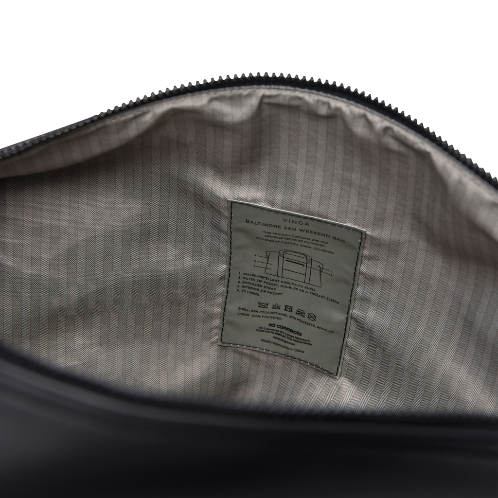 VINGA Baltimore RCS 24h Wochenendtasche mit Logo bedrucken