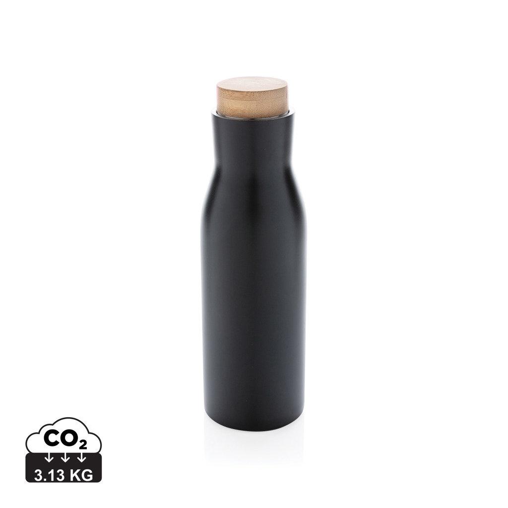 Edelstahl Vakuumflasche 500ml | Zero Plastic – schwarz