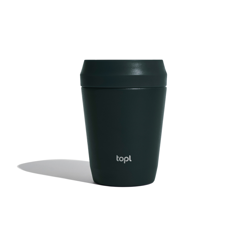 Topl Thermobecher 236 ml aus recyceltem Edelstahl mit 360°-Deckel Topl Thermobecher 236 ml aus recyceltem Edelstahl mit 360°-Deckel