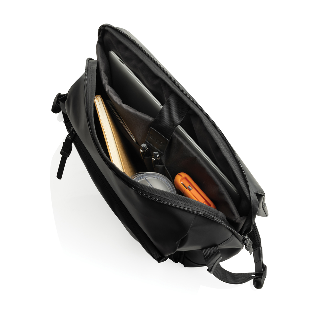 Swiss Peak OSLO RCS Messenger – 15,6-Zoll-Laptoptasche mit RFID-Fach und Ihrem Logo Swiss Peak OSLO RCS Messenger – 15,6-Zoll-Laptoptasche mit RFID-Fach und Ihrem Logo