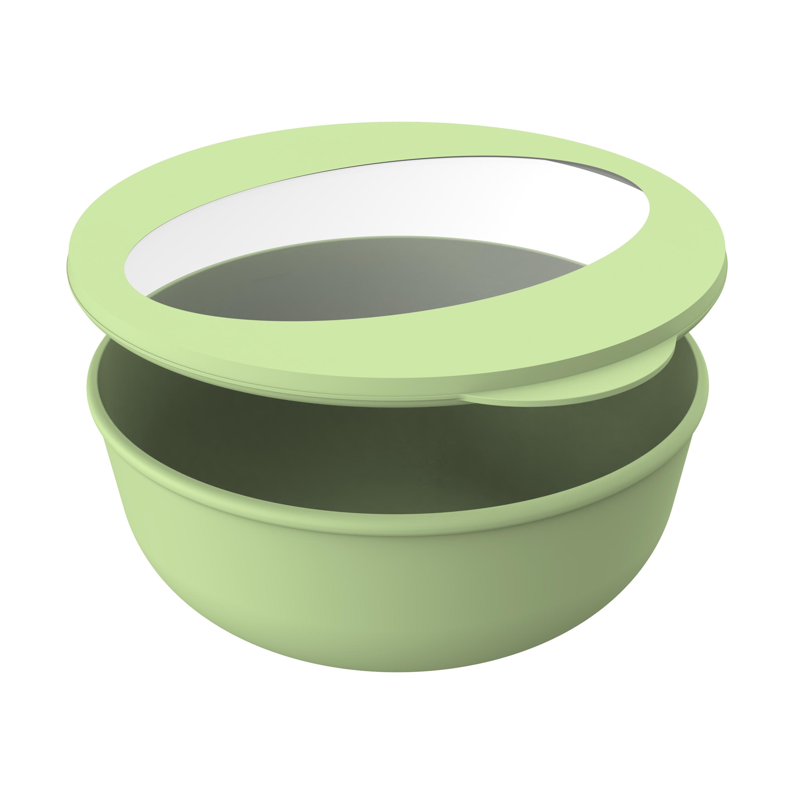 Food-Bowl "ToGo", Deluxe, 2,2 l – Geoeffnet_Gruen Food-Bowl "ToGo", Deluxe, 2,2 l