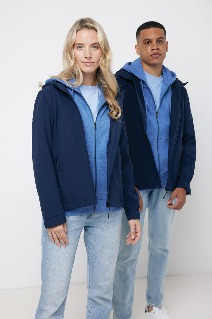 IQONIQ Makalu Herren-Softshelljacke aus 100% recyceltem Material mit Logo-Veredelung IQONIQ Makalu Herren-Softshelljacke aus 100% recyceltem Material mit Logo-Veredelung