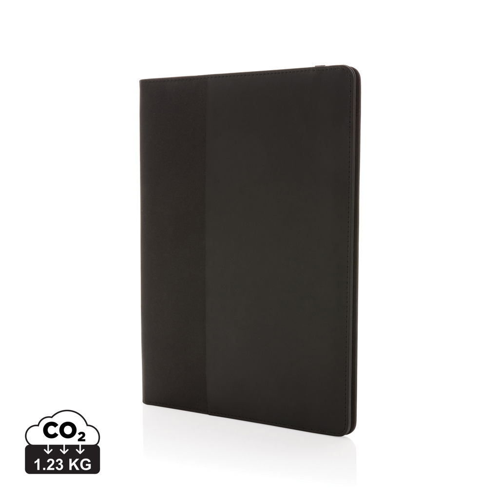 Swiss Peak Script AWARE A4-Portfolio aus recyceltem rPET mit FSC-Notizblock