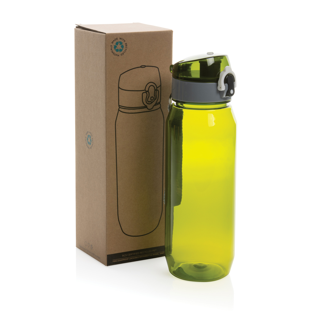 Yide Wasserflasche 800 ml aus 73 % recyceltem RCS-rPET, bedruckbar Yide Wasserflasche 800 ml aus 73 % recyceltem RCS-rPET, bedruckbar
