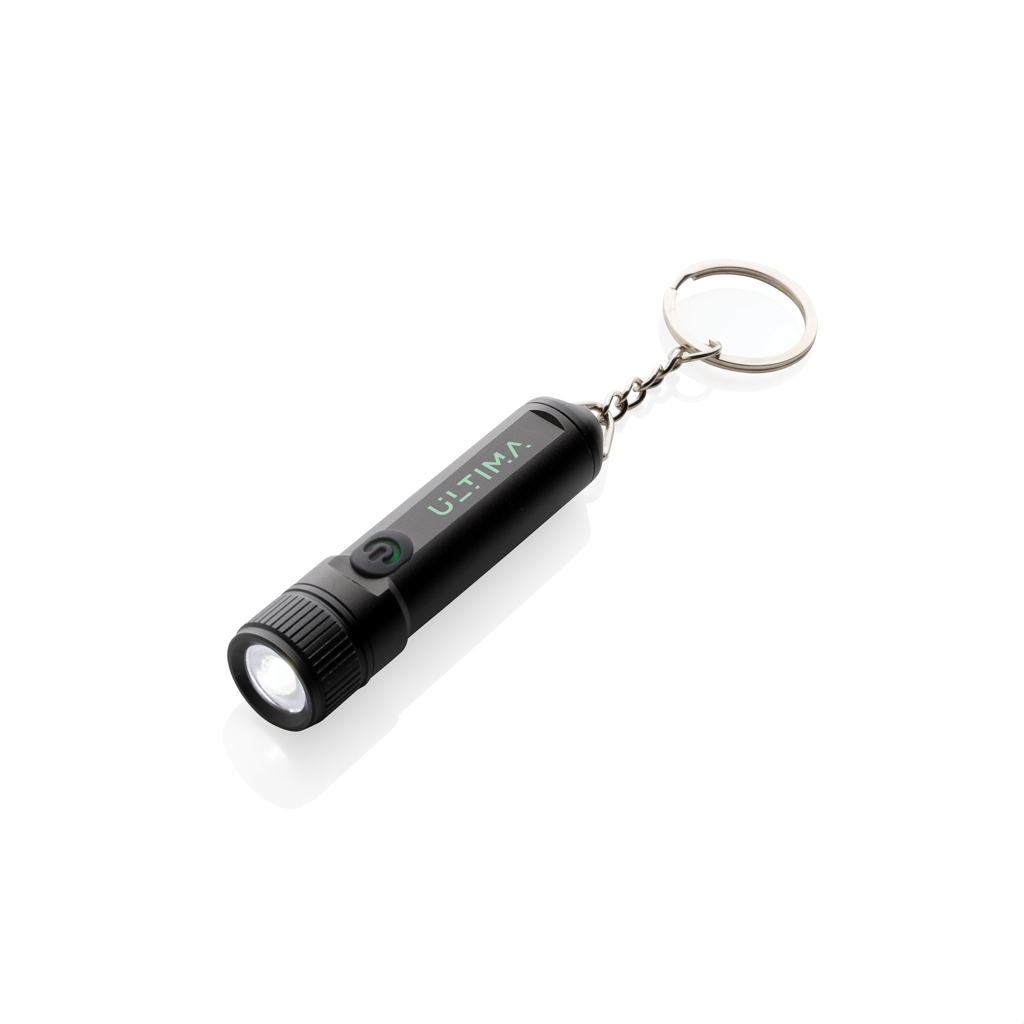 Gear X Key-Chain Taschenlampe 120 Lumen aus recyceltem Aluminium Gear X Key-Chain Taschenlampe 120 Lumen aus recyceltem Aluminium
