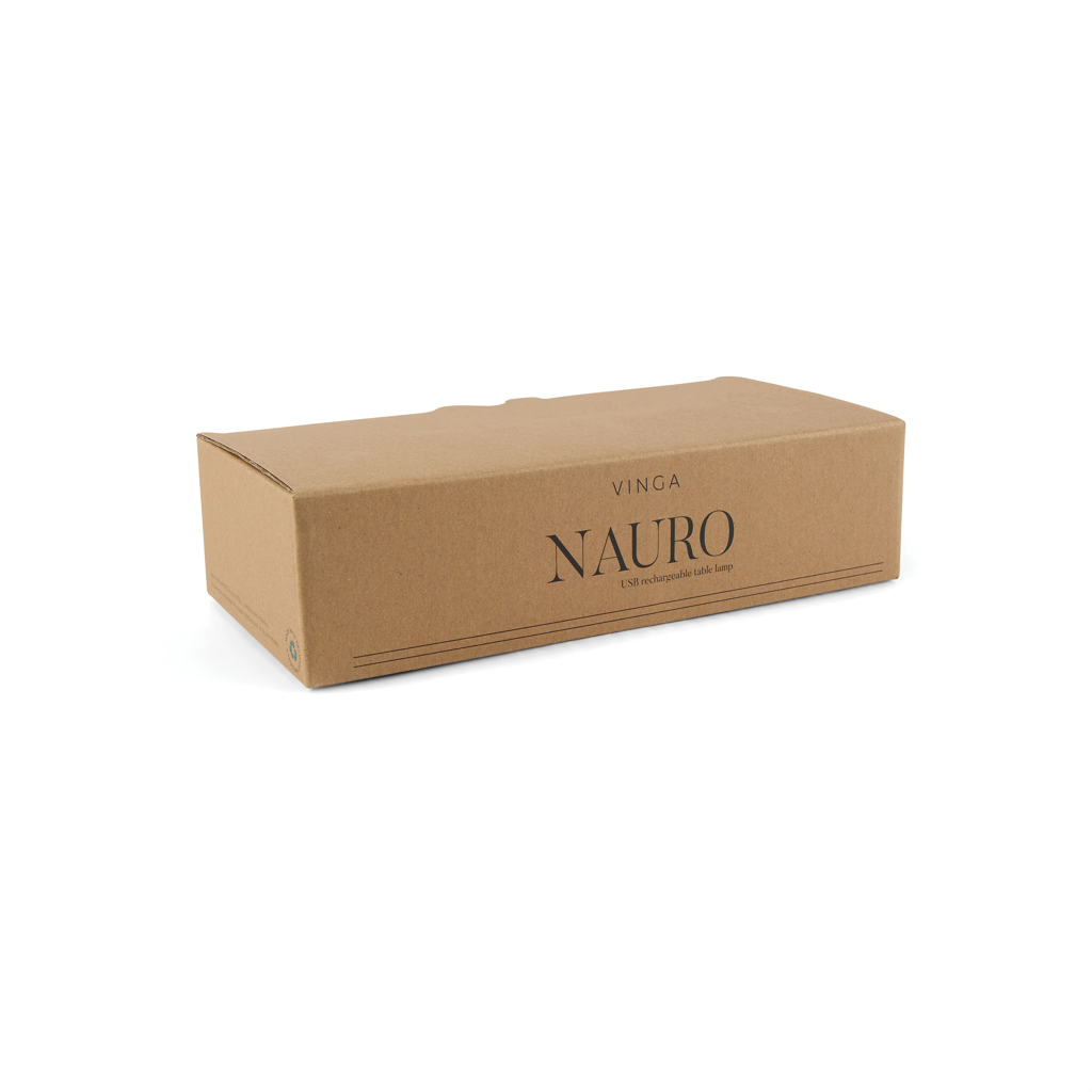 VINGA Nauro RCS Tischleuchte aus recyceltem ABS mit Lasergravur VINGA Nauro RCS Tischleuchte aus recyceltem ABS mit Lasergravur