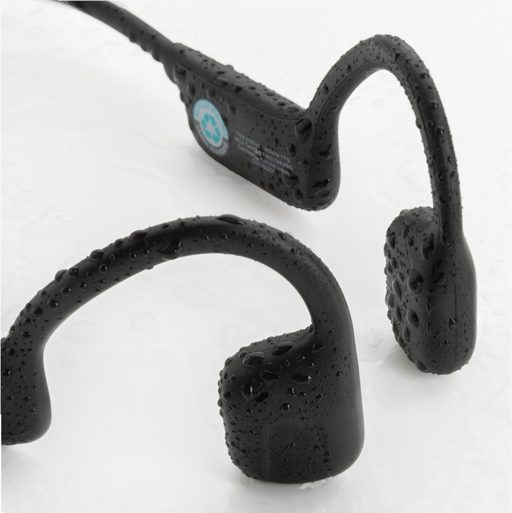 Urban Vitamin Glendale Air-Conductive Ohrhörer aus RCS rPlastik (mit Logo bedruckbar)