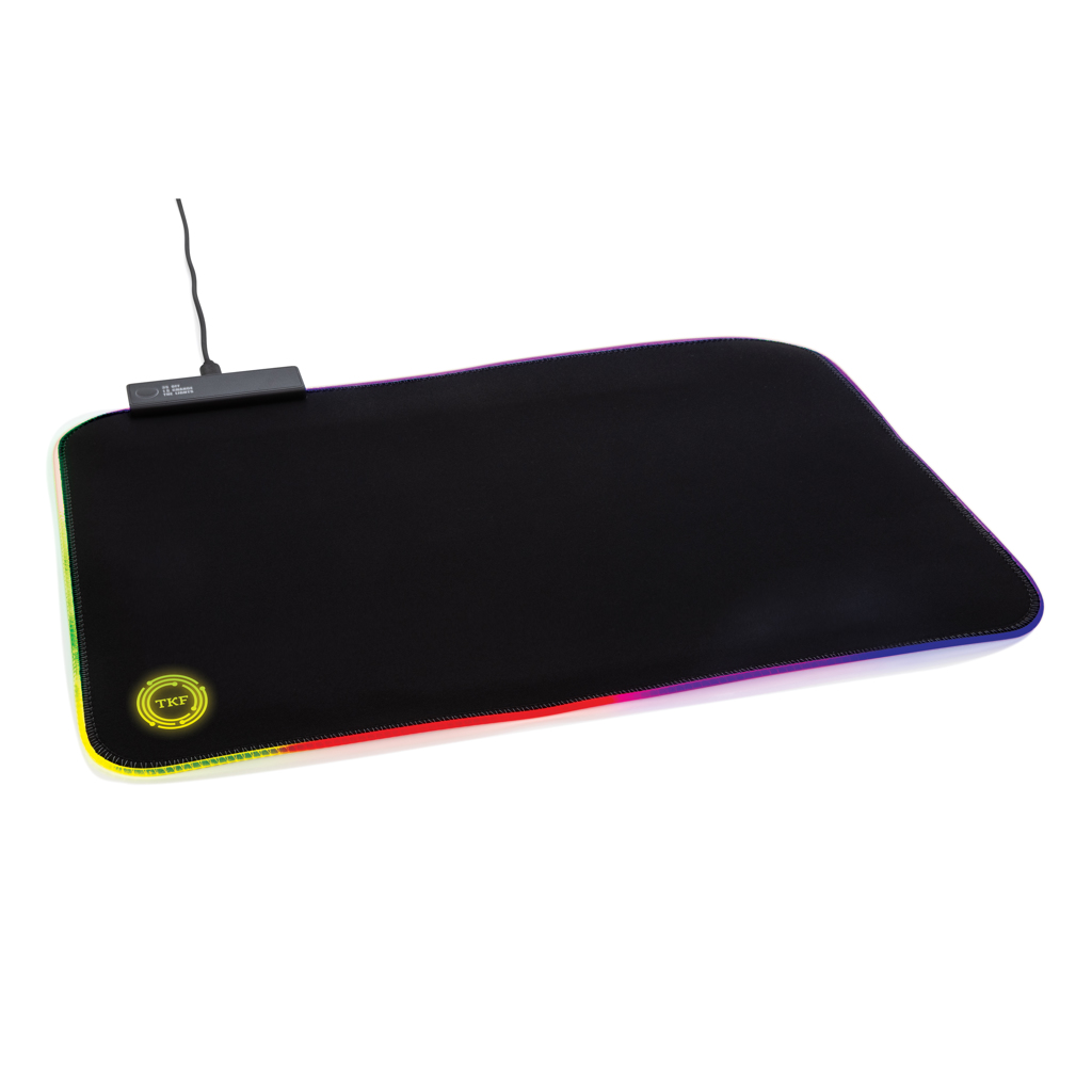 RGB Pro Gaming Mauspad, PVC-frei & rutschfest – schwarz RGB Pro Gaming Mauspad, PVC-frei & rutschfest – schwarz