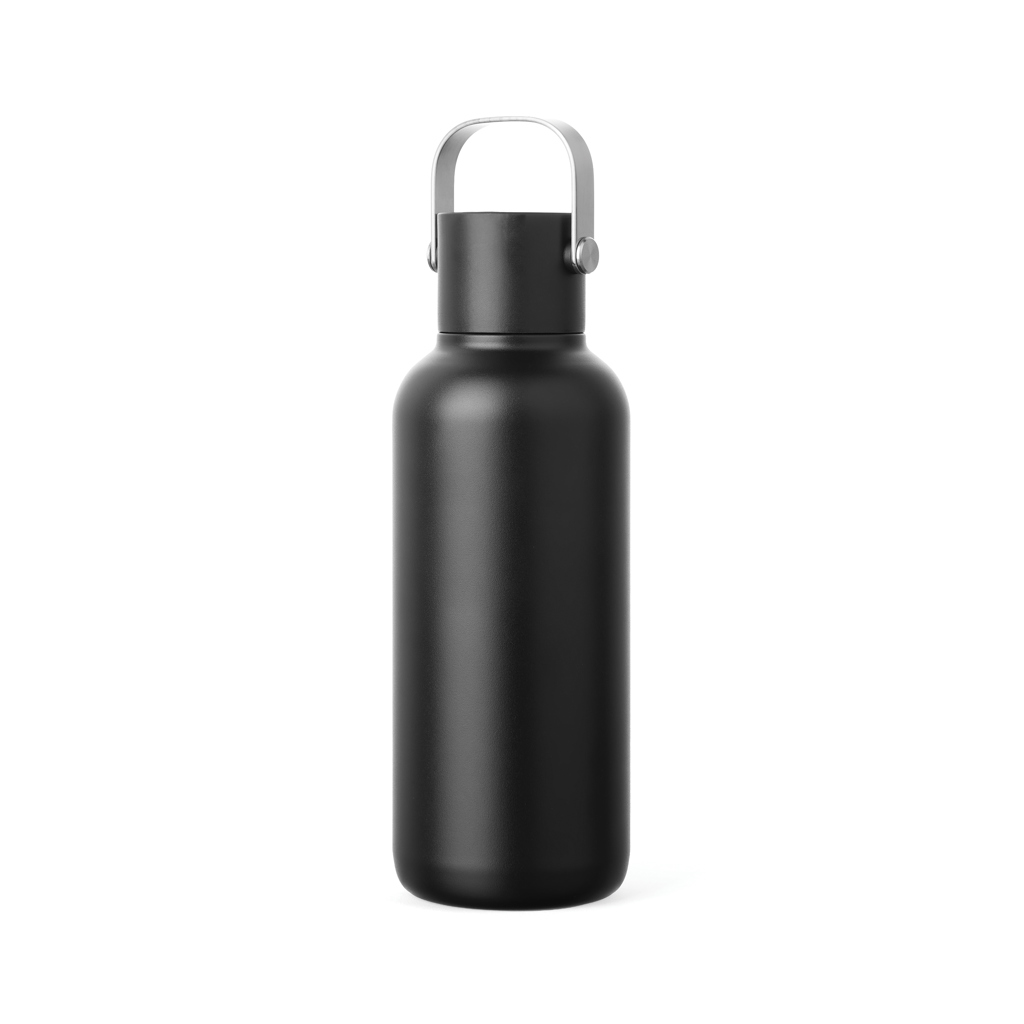 VINGA Cael Isolierflasche 600 ml mit Trinkhalm und Edelstahlgriff – mit Logo graviert oder bedruckt VINGA Cael Isolierflasche 600 ml mit Trinkhalm und Edelstahlgriff – mit Logo graviert oder bedruckt