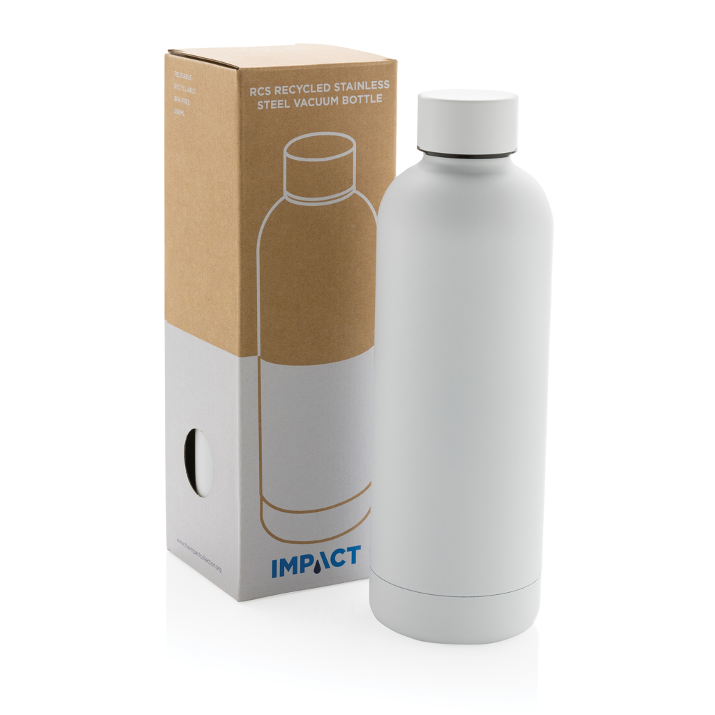 XD Collection Impact Vakuumflasche 500 ml aus 80 % recyceltem Edelstahl (RCS)