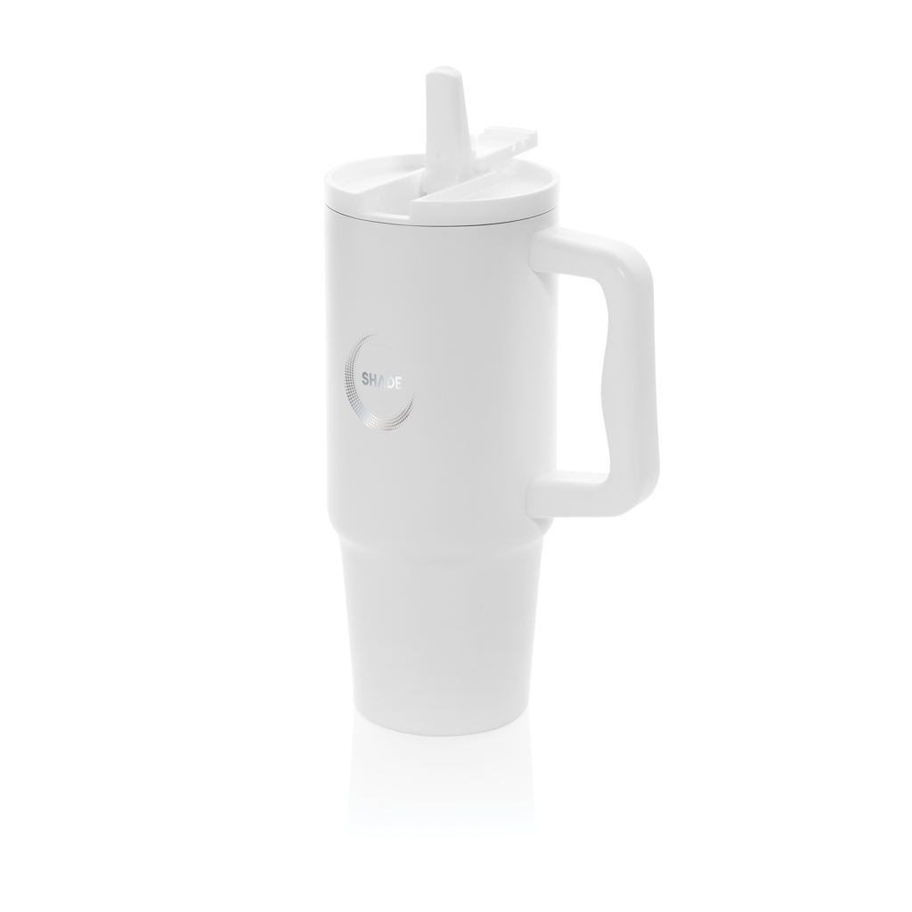 XD Collection Embrace Thermobecher 900 ml aus RCS-recyceltem Edelstahl, auslaufsicher, mit Logo veredelbar