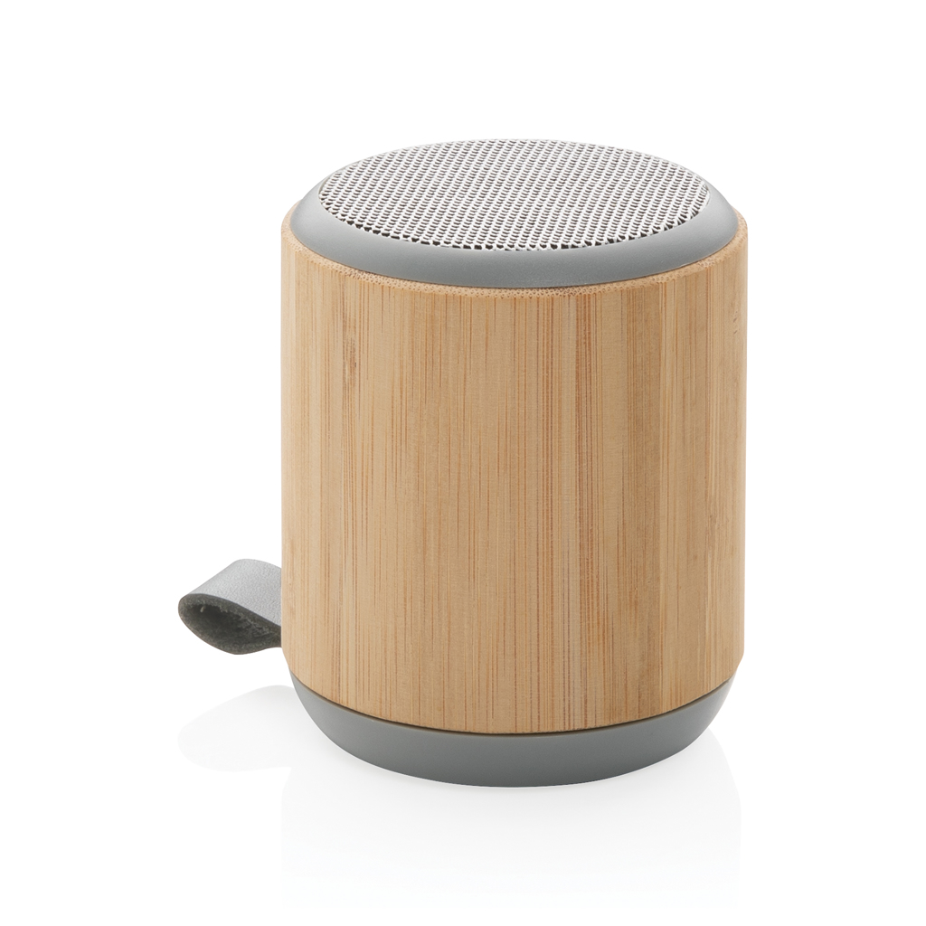 XD Collection Bambus-Bluetooth-Lautsprecher 3W mit Logo-Gravur