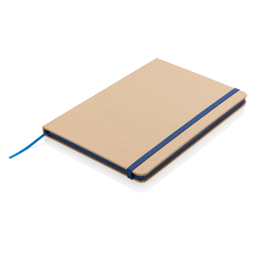 Kraft A5 Notizbuch mit Recyclingpapier, FSC Mix & BSCI, bedruckbar