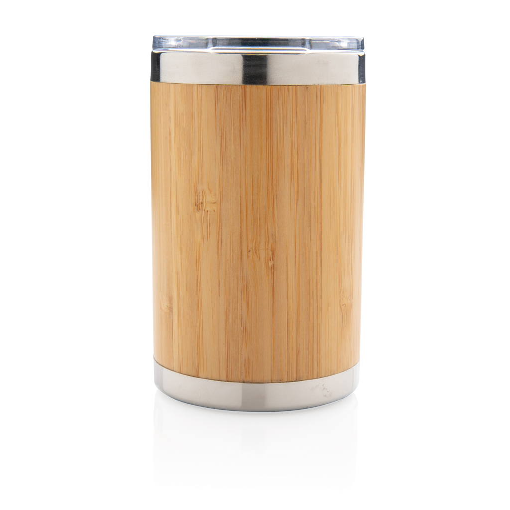 Bambus Coffee-To-Go Becher 270ml, 304 Edelstahl – braun
