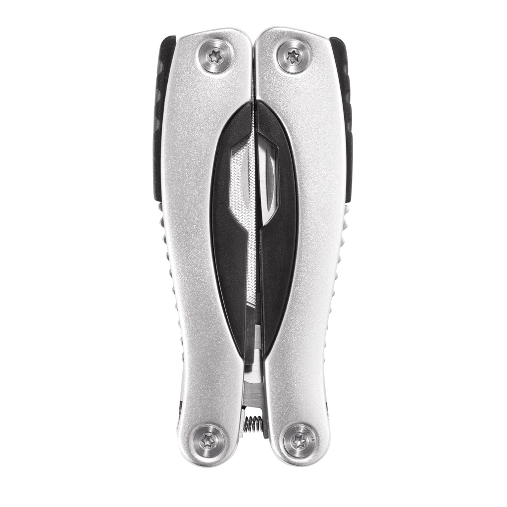 XD Collection Fix Multitool 14-in-1 aus Aluminium und Edelstahl mit Logo