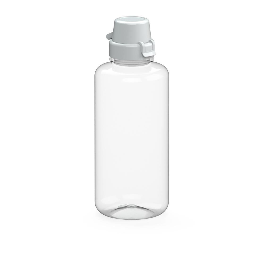 Trinkflasche "School", 1 l, RENEW – transparent