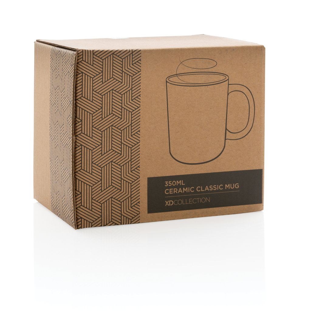 Keramikbecher 350 ml – EN12875-1 spülmaschinenfest, schwarz