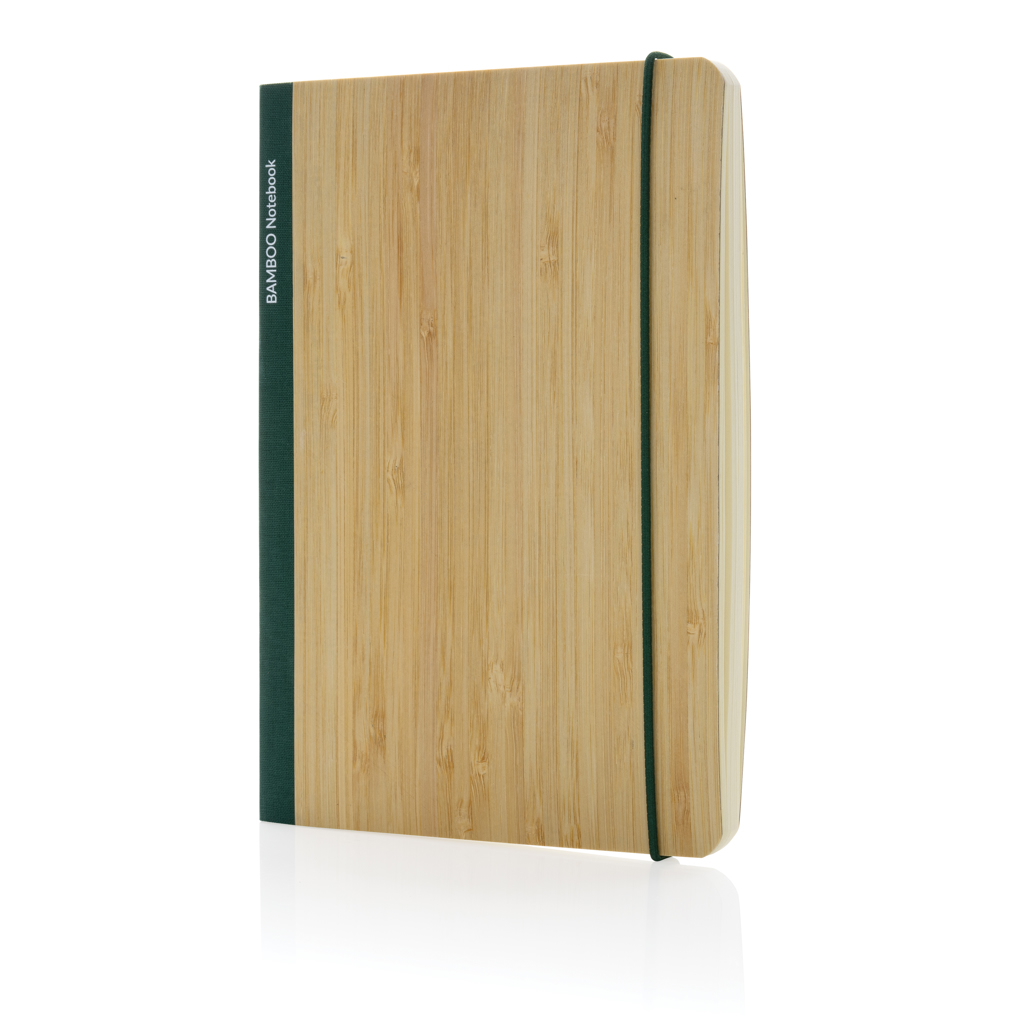 Scribe A5 Notizbuch aus Bambus FSC mit Logo-Gravur