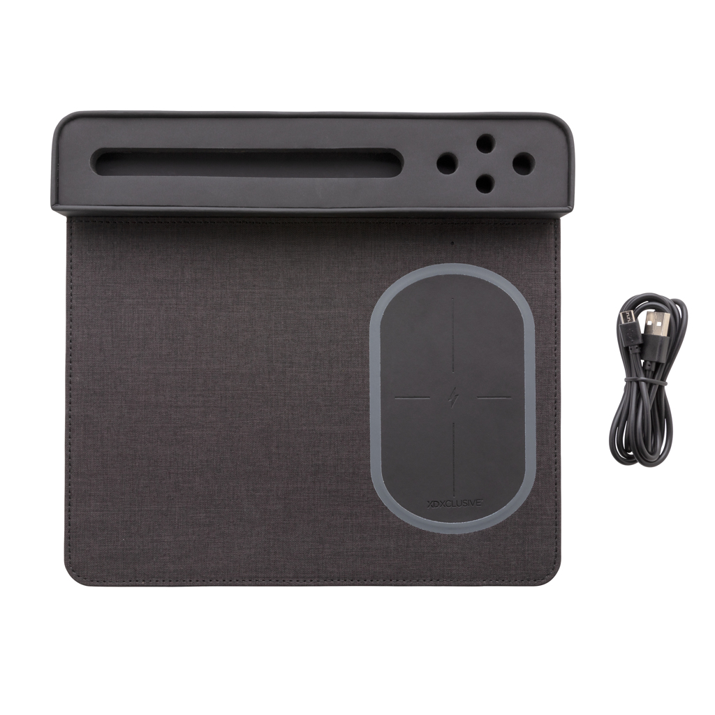 XD Xclusive Air Mousepad mit kabellosem 5W Charger und USB
