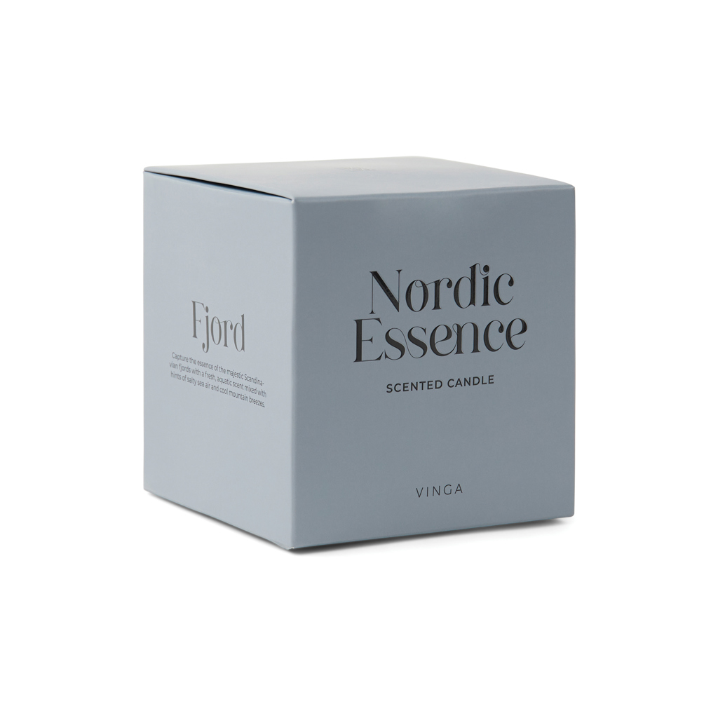Vinga Nordic Essence Duftkerze groß, 100 % Sojawachs im Glasgefäß Vinga Nordic Essence Duftkerze groß, 100 % Sojawachs im Glasgefäß