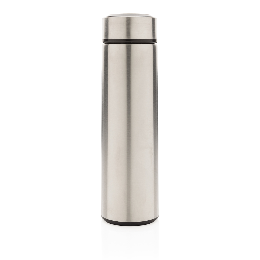 Edelstahl Vakuum-Thermoflasche 450ml auslaufsicher silber Edelstahl Vakuum-Thermoflasche 450ml auslaufsicher silber