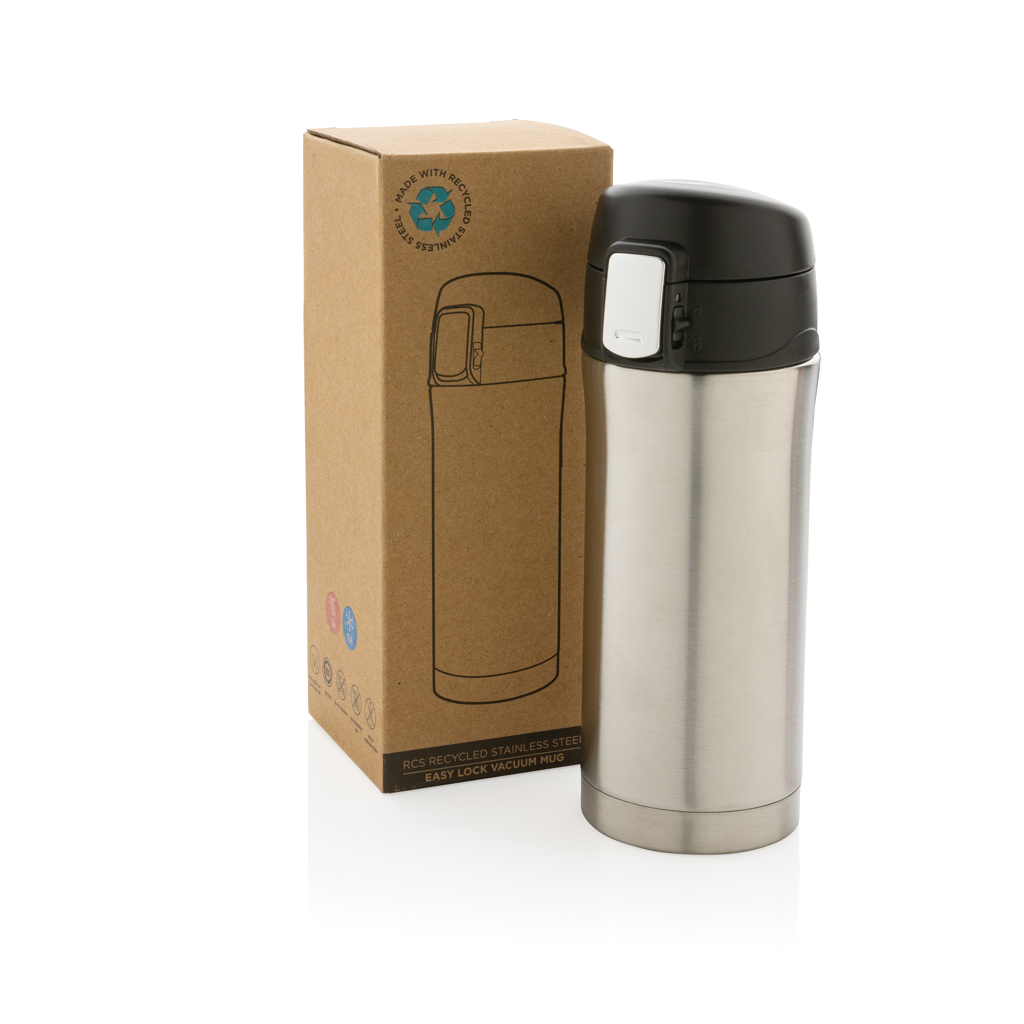 XD Collection Easy-Lock Vakuum-Becher 300 ml aus 71 % RCS-recyceltem Edelstahl