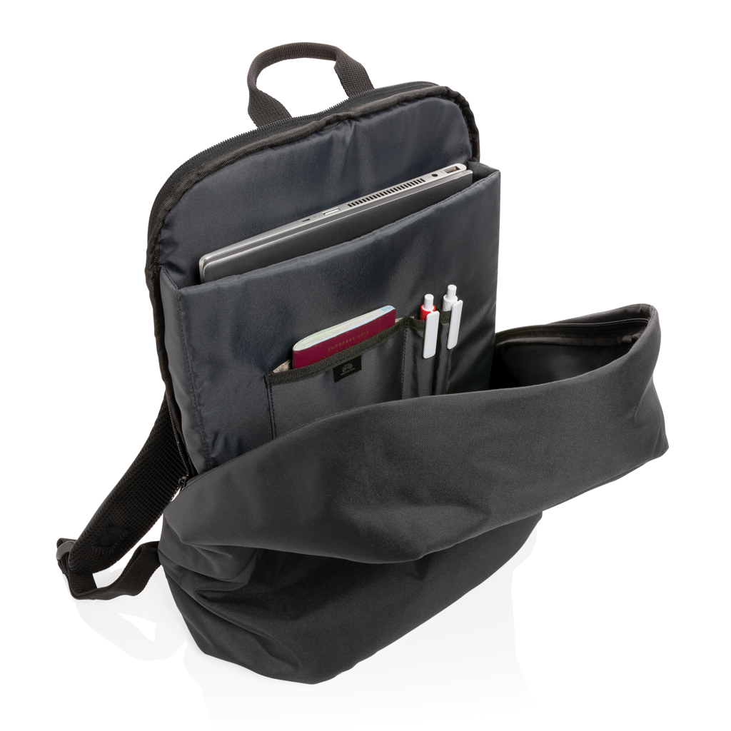 XD Collection Impact AWARE RPET Anti-Diebstahl-Rucksack mit 15,6 Zoll Laptopfach XD Collection Impact AWARE RPET Anti-Diebstahl-Rucksack mit 15,6 Zoll Laptopfach