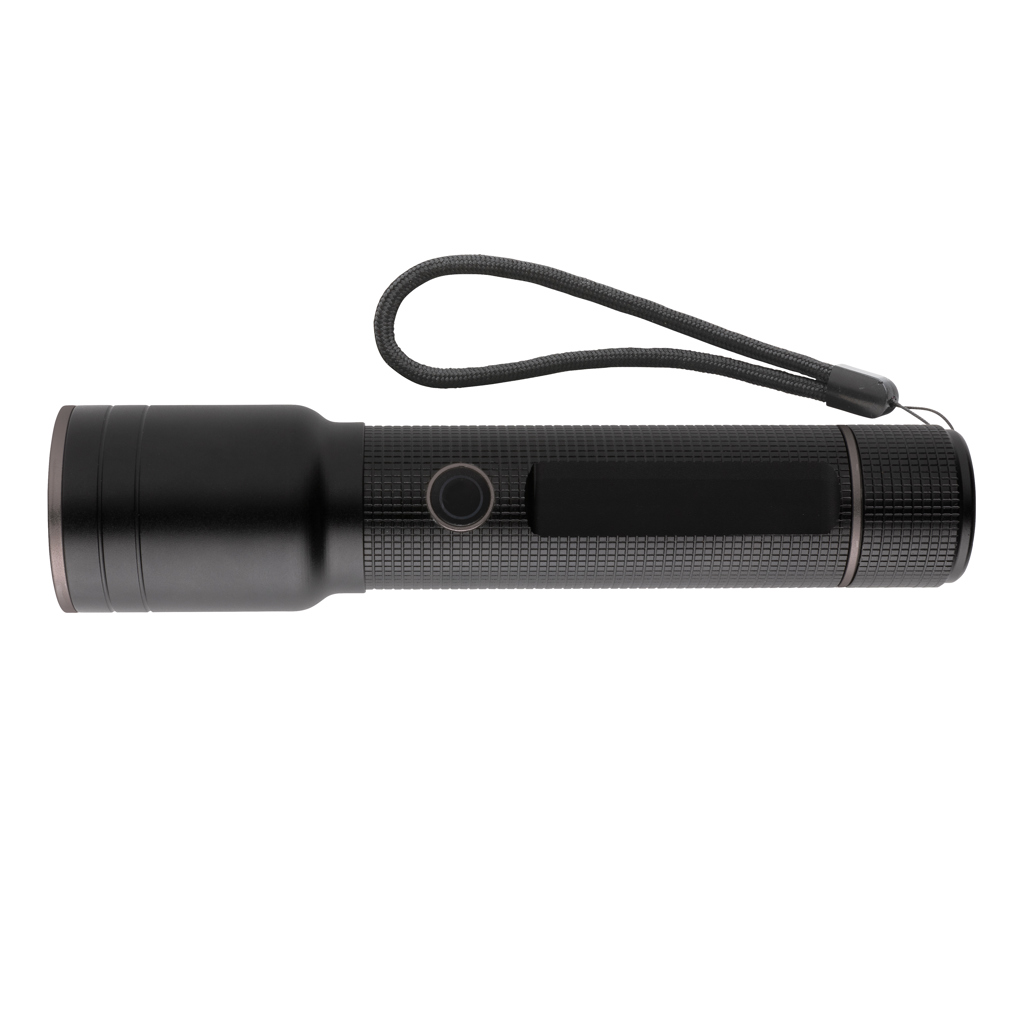 GearX Heavy-Duty USB-Taschenlampe aus 77 % RCS-recyceltem Aluminium, 1500 Lumen