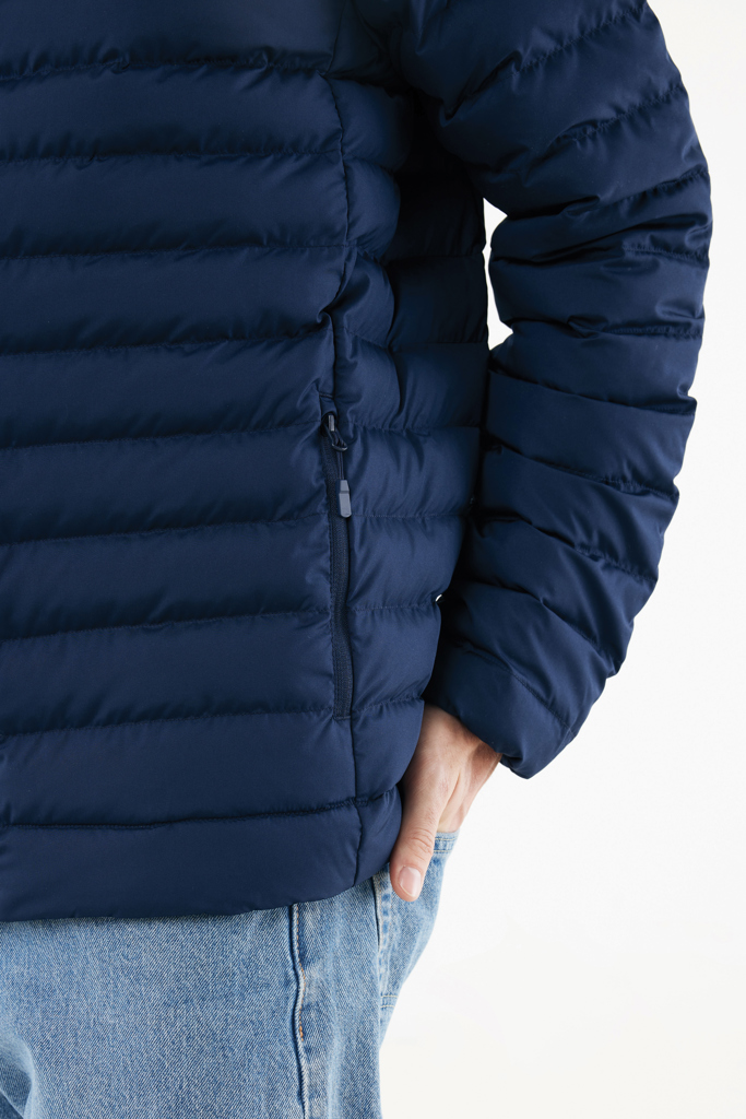IQONIQ Maiko Herren Steppjacke aus 100% recyceltem Polyester