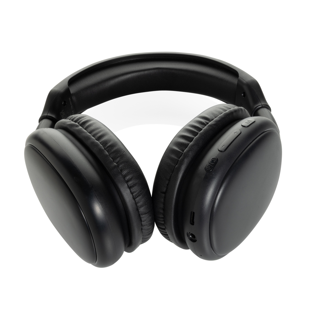 XD Collection Spectra Over-Ear-Kopfhörer mit herausnehmbarem Akku, 43 % recyceltes Material, mit Logo bedruckbar