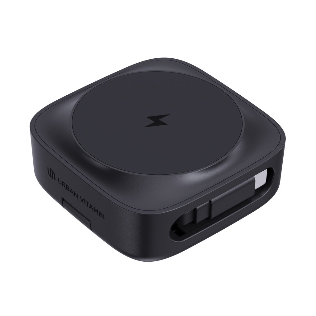 Urban Vitamin Goleta 2-in-1 Wireless Charger 15W mit Logo Urban Vitamin Goleta 2-in-1 Wireless Charger 15W mit Logo
