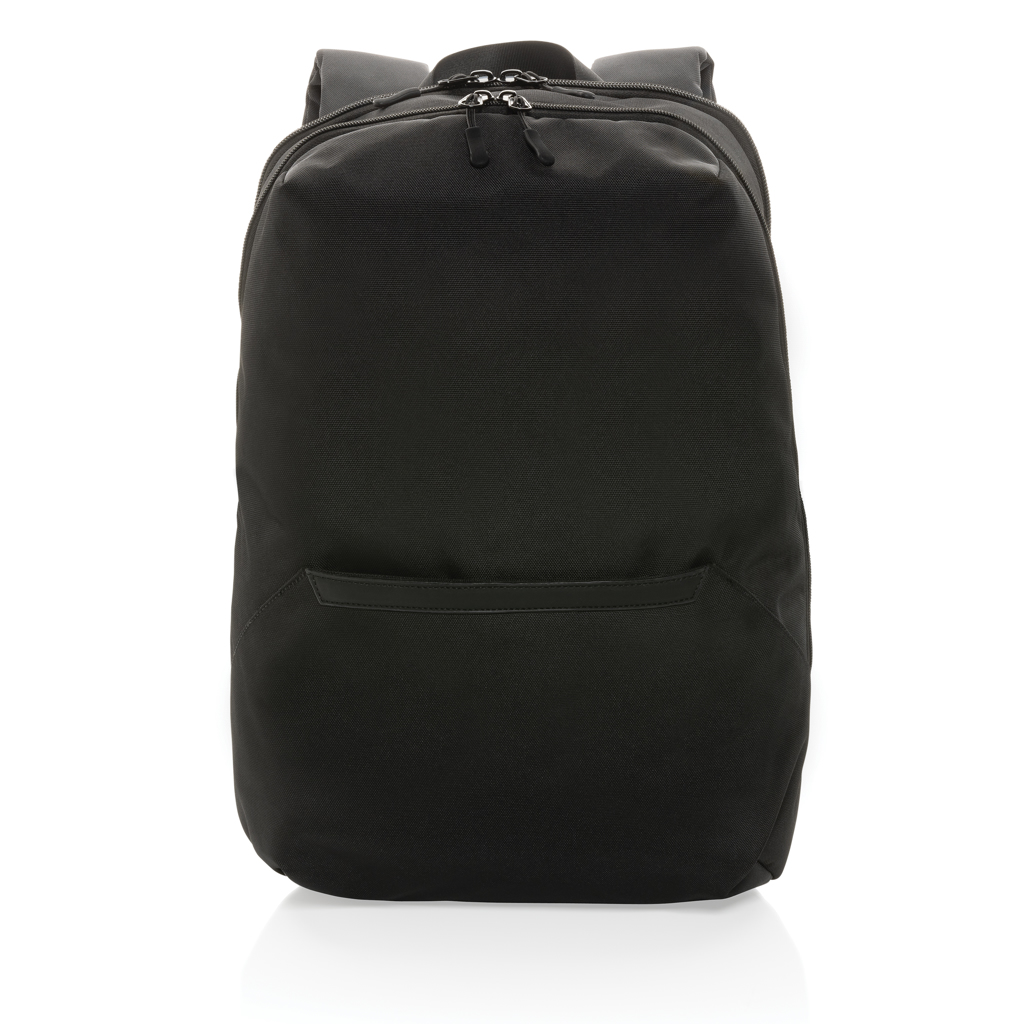 Impact AWARE 1200D 15,6 Zoll Laptop-Rucksack aus recyceltem PET mit Logo bedrucken