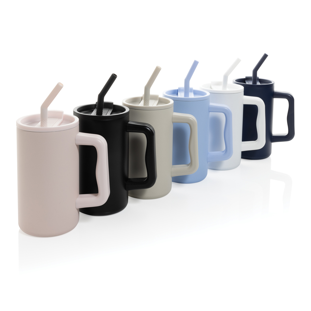 Cube Becher 800ml aus RCS-recyceltem Edelstahl — bedruckbar